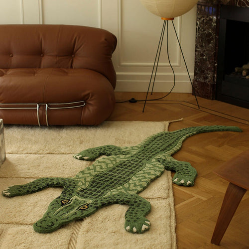 Doing Goods Rug - Coolio Crocodile