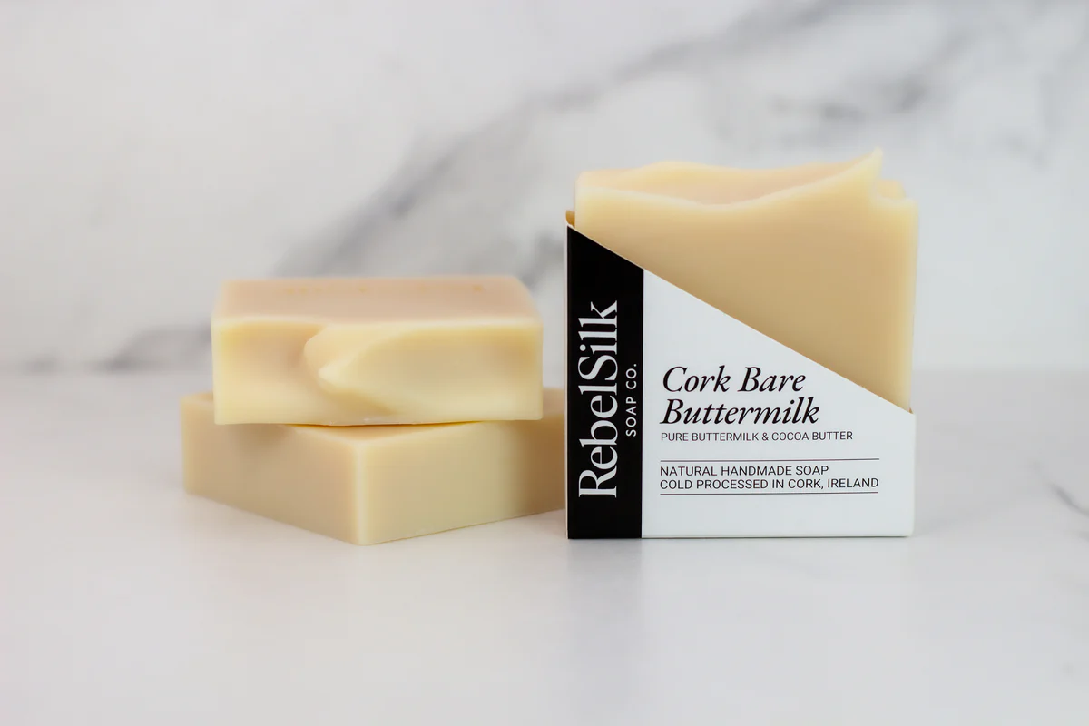 Rebel Silk Soap - Cork Bare Buttermilk