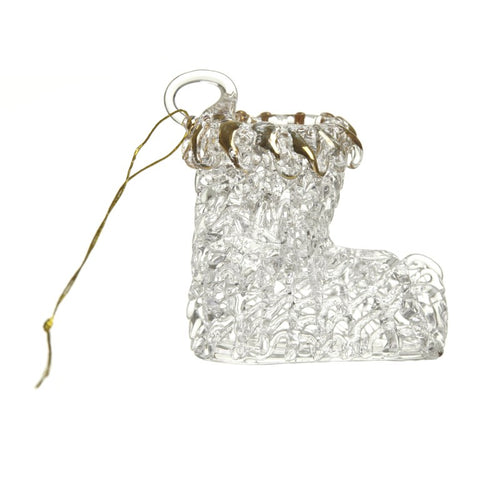 Heaven Sends Christmas Bauble - Glass Christmas Stocking