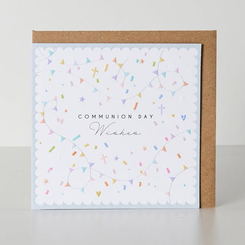 Belly Button Designs Card - Communion Day Wishes