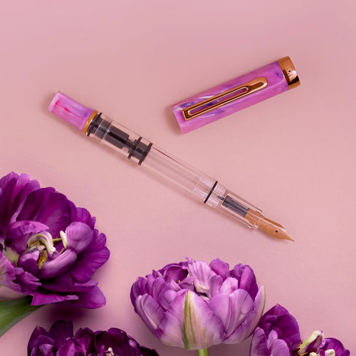 TWSBI - Eco Fluorite Purple with Bronze Fountain Pen