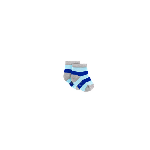 Polly & Andy Bamboo Childrens Socks - Blue Stripe