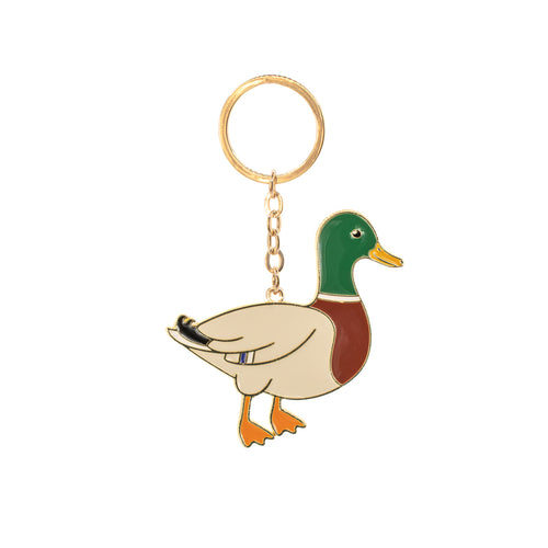 Sass & Belle Keyring - Enamel Mallard Duck