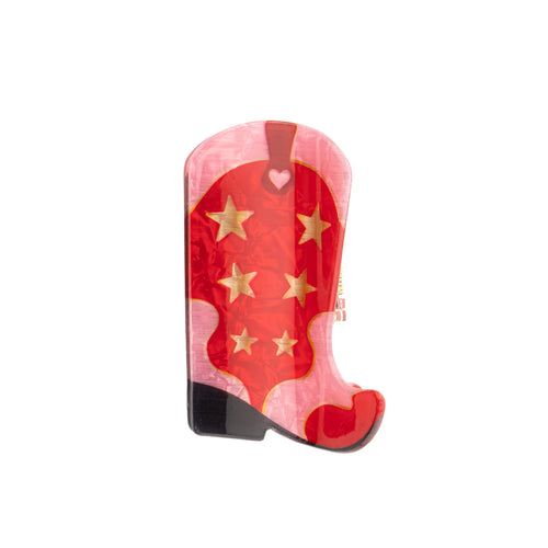 Sass & Belle Claw Clip - Cowboy Boot