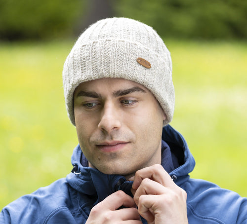 Erin Knitwear Hat - Rib Pullon Hat Turnup