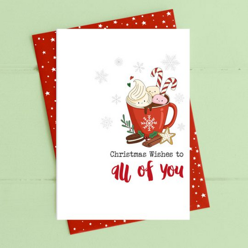 Dandelion Card Christmas - All of You