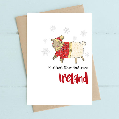 Dandelion Card Christmas - Fleece Navidad from Ireland