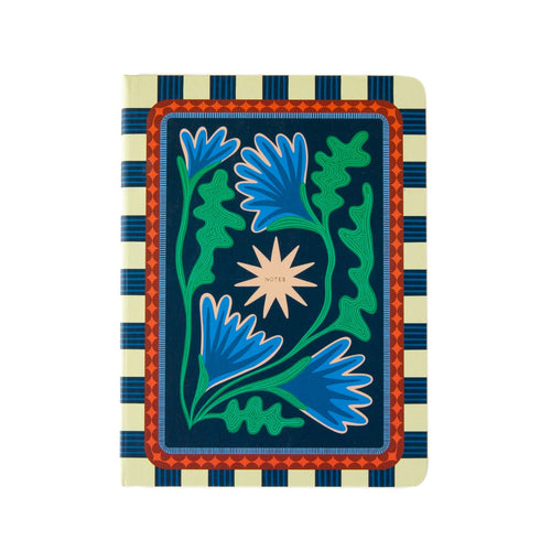 Fabrique Notebook - Flowers in Blue