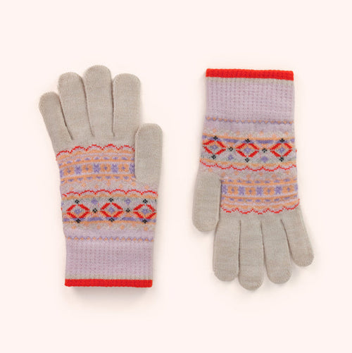 Powder Gloves - Fair Isle