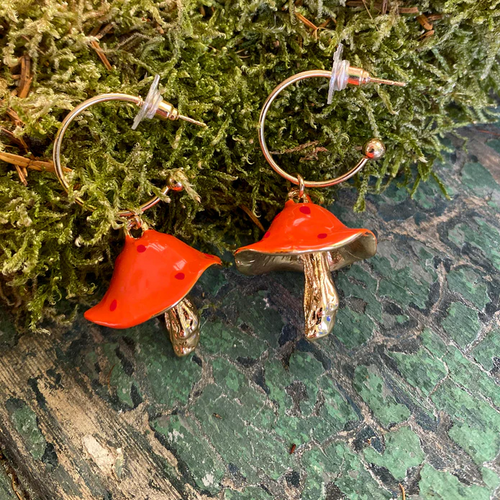 Disaster Designs Jewellery - Forage Red Earrings