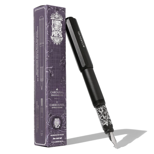 Ferris Wheel Press Carousel Aluminium Fountain Pen - Bearrington Black (Dec 2024)