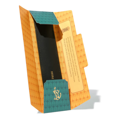 Ferris Wheel Press Pen Pouch - Full Grain Leather Pen Pouch Sleeve