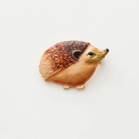 Fable Jewellery - Enamel Hedgehog Brooch
