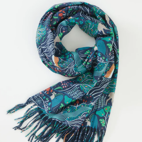 Fable Scarf - Navy The Enchanted Tree Scarf