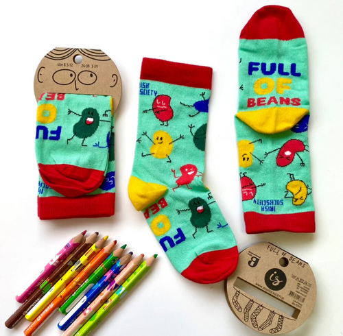 Irish Socksciety Kids Socks - Full of Beans