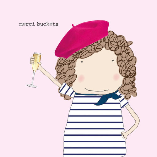 Rosie Made a Thing Card - Merci Buckets