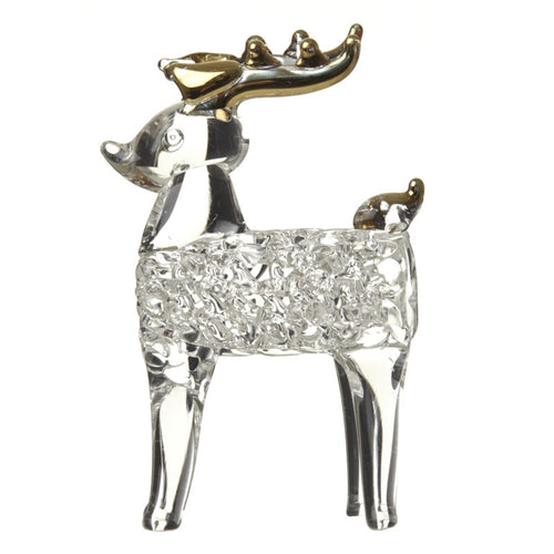 Heaven Sends Christmas Bauble - Glass Reindeer