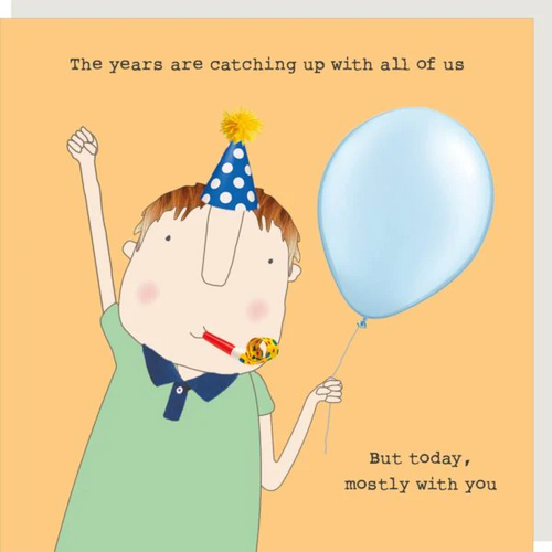 Rosie Made a Thing Card - Years Catching Up All Us