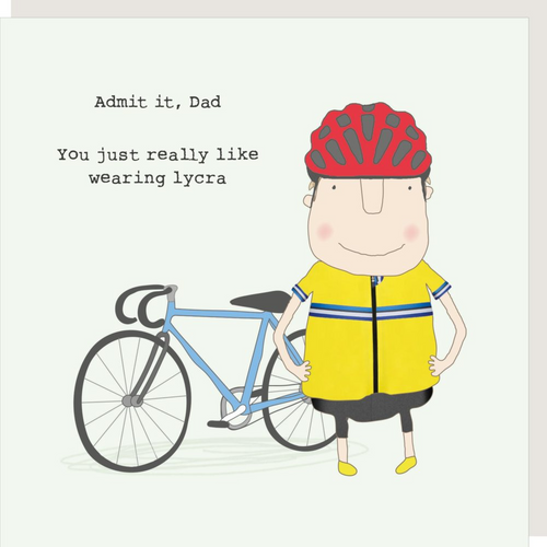 Rosie Made a Thing Card - Dad Likes Lycra
