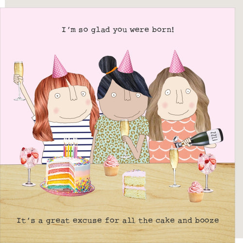 Rosie Made a Thing Card - I'm so Glad you Were Born