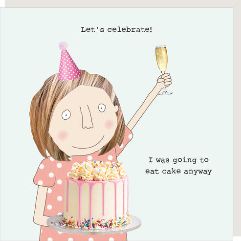 Rosie Made a Thing Card - Let's Celebrate