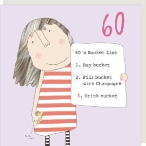 Rosie Made a Thing Card - 60's Bucket List