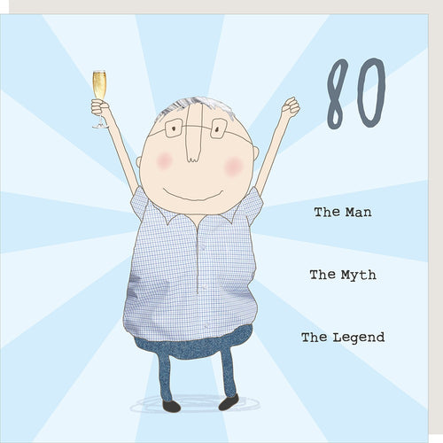 Rosie Made a Thing Card - 80 The Man the Myth the Legend