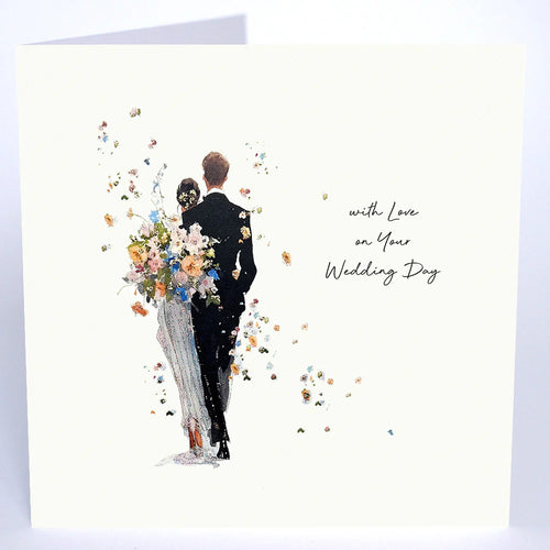 Luxury Extra Large Card - With Love on Your Wedding Day