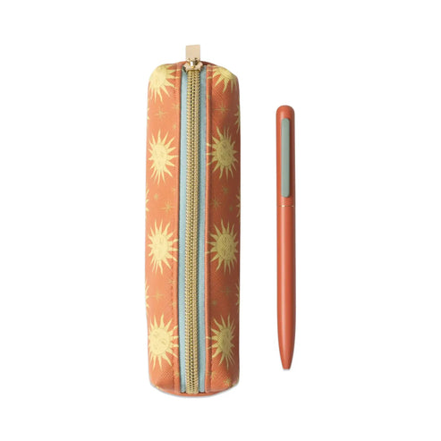 DesignWorks Ink Pen & Pouch Set - Terracota Sun