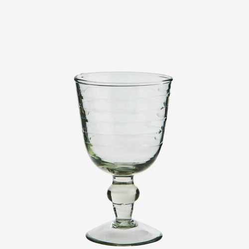 Madam Stoltz Glass - Cut Design Wine Glass