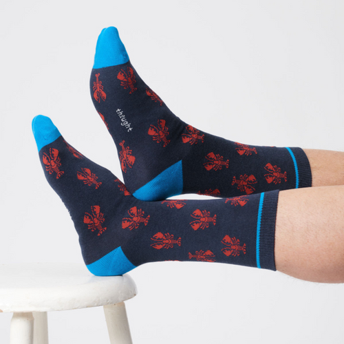 Thought Mens Socks - Lobster Bamboo Socks