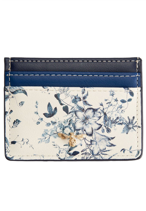 Fable Purse - Lucy Blooming Blue Card Holder