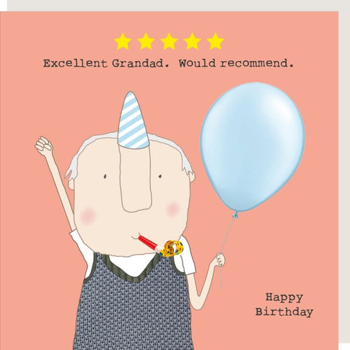 Rosie Made a Thing Card - Excellent Grandad