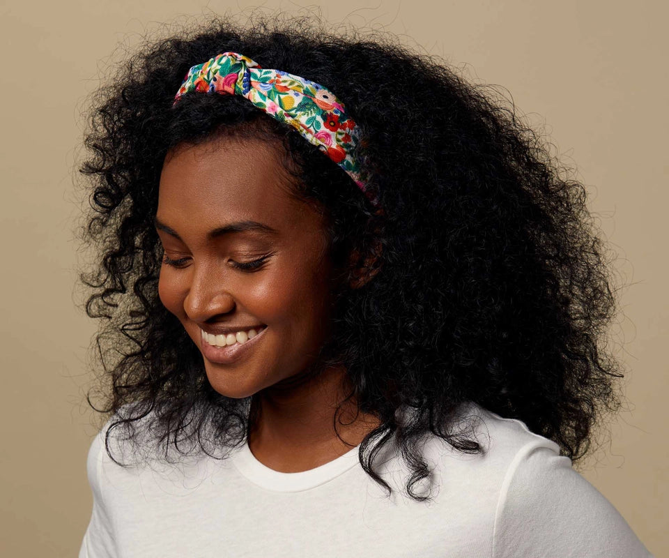 Rifle Paper Co. Headband - Garden Party Knotted