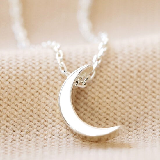 Lisa Angel Necklace - Crescent Moon