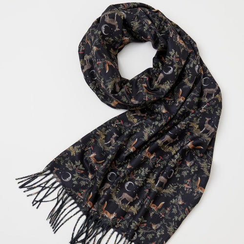 Fable Scarf - A Night's Tale Woodland Midnight