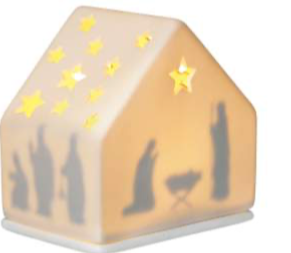 Rader Tealight House - Nativity Crib