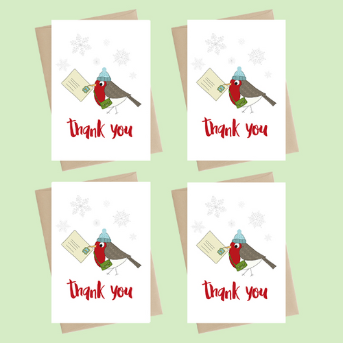 Dandelion Mini Card Pack - Fa La la laaaa – Thank you