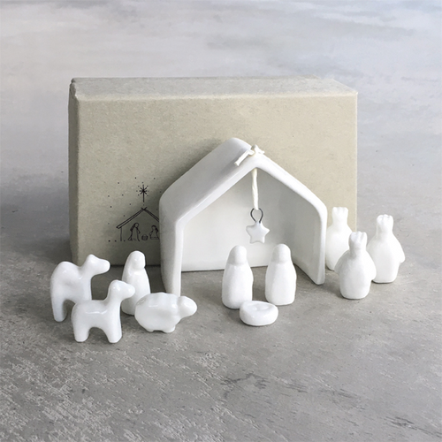 East of India Christmas Porcelain Set - Nativity