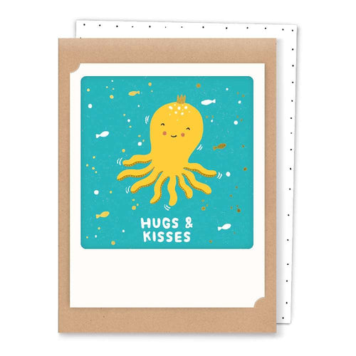Pickmotion Mini-Card - Hugs and Kisses Octopus
