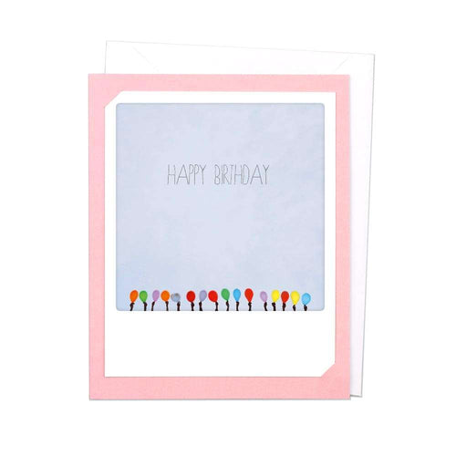 Pickmotion Photo-Card - Happy Birthday Balloons