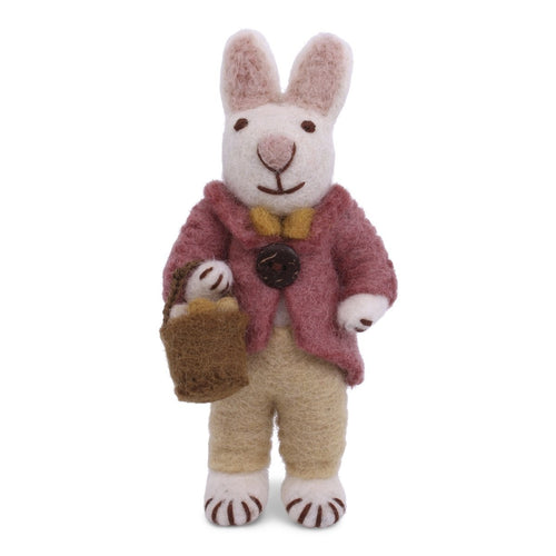 Gry & Sif Decoration - Felt Bunny with Jacket and Bow tie