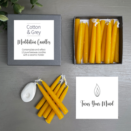 Cotton & Grey - Meditation Candles