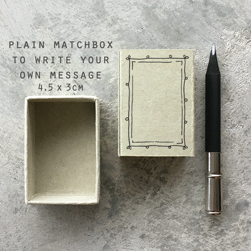 East of India - Own message matchbox