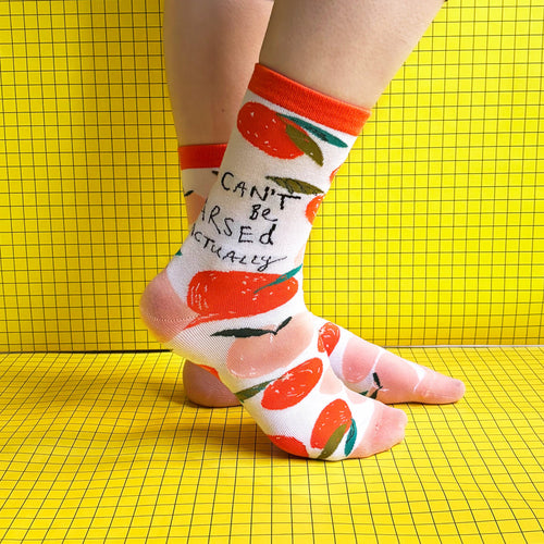 Disaster Designs Socks - Small Talk Can’t be Arsed