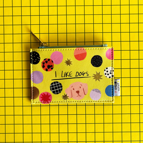 Disaster Designs Purse - Small Talk ‘I Like Dogs’