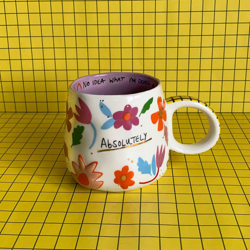 Disaster Designs Ceramics - Small Talk 'Absolutely No Idea' Cup