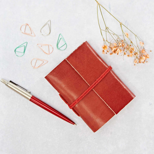 Paper High Notebook - Mini Leather Notebook