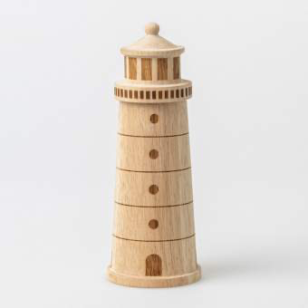 Rader Porcelain Salt and Pepper Grinder - Lighthouse