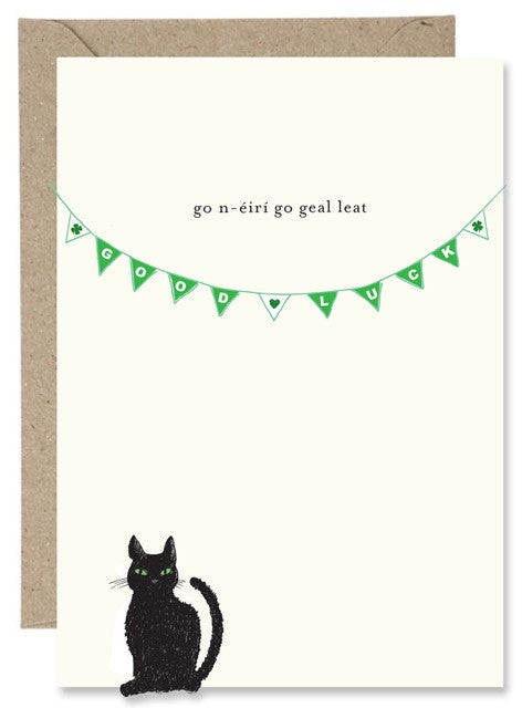 The Paper Gull - Irish Good Luck Cat